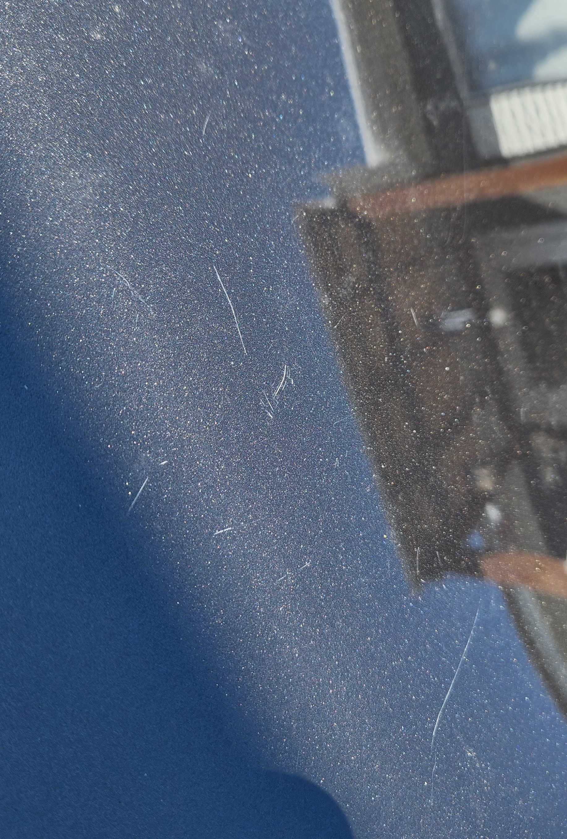 Exterior scratches still remain.